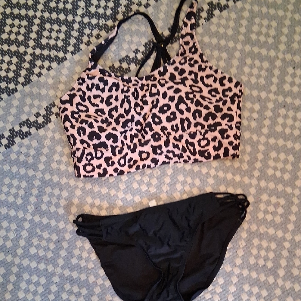 Leopard Print Bikini Set
